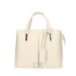 Borsa A Mano In Vera Pelle Da De Angelis Savona Taupe