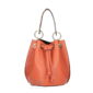 Borsa a Mano in Vera Pelle DA De Angelis - MINORI Papaya